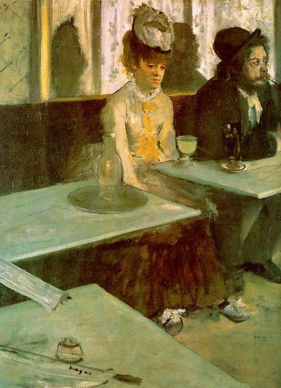 Edgar Degas Absinthe Drinker_t oil painting picture
